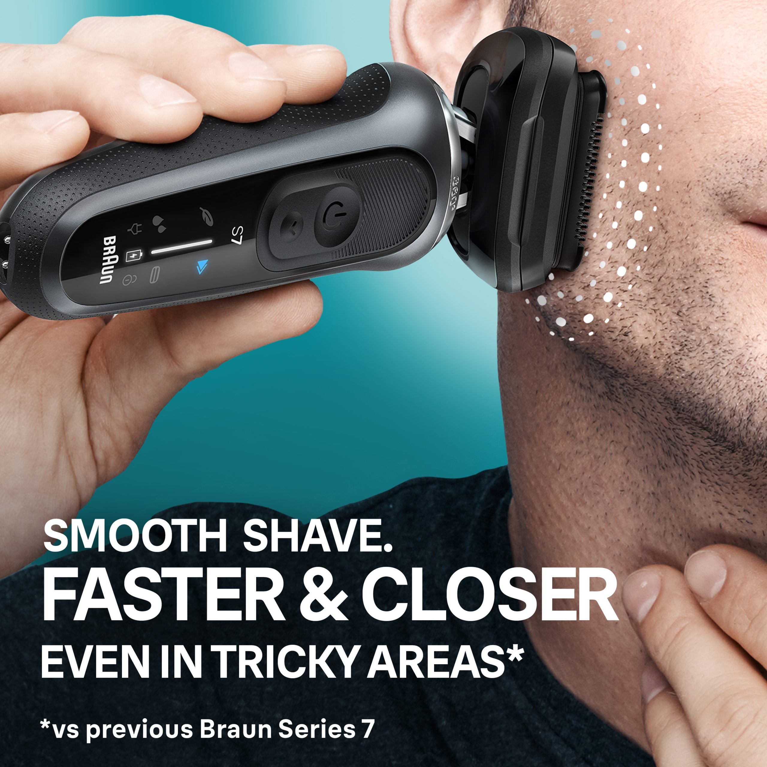 Electric Shaver with Beard and Stubble Trimmer Series 7 7085cc