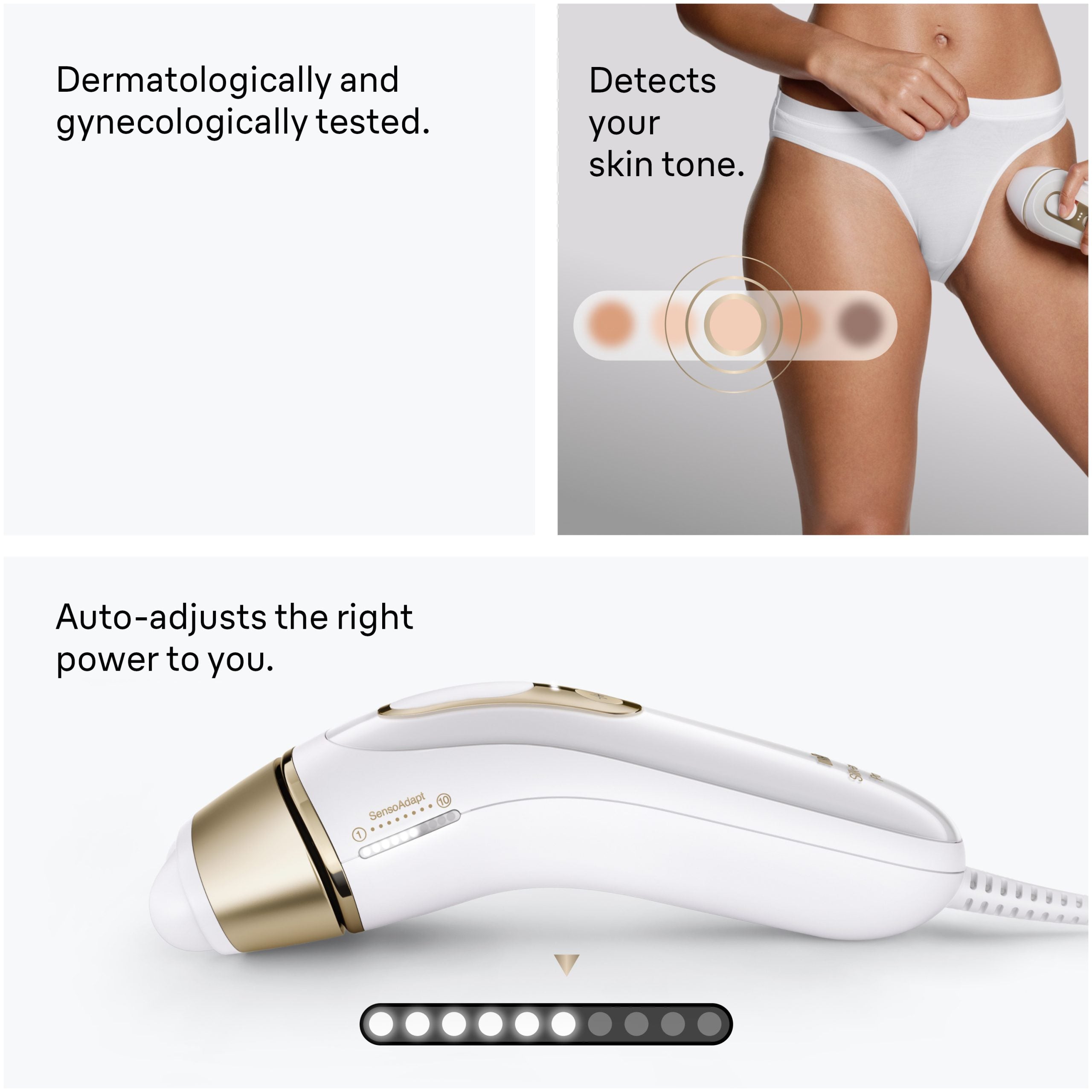 Braun Smart IPL Silk·Expert Pro 5: At Home Alternative to Laser Hair Removal with 4 Caps Facial Hair Trimmer and Vanity Case IPL5442