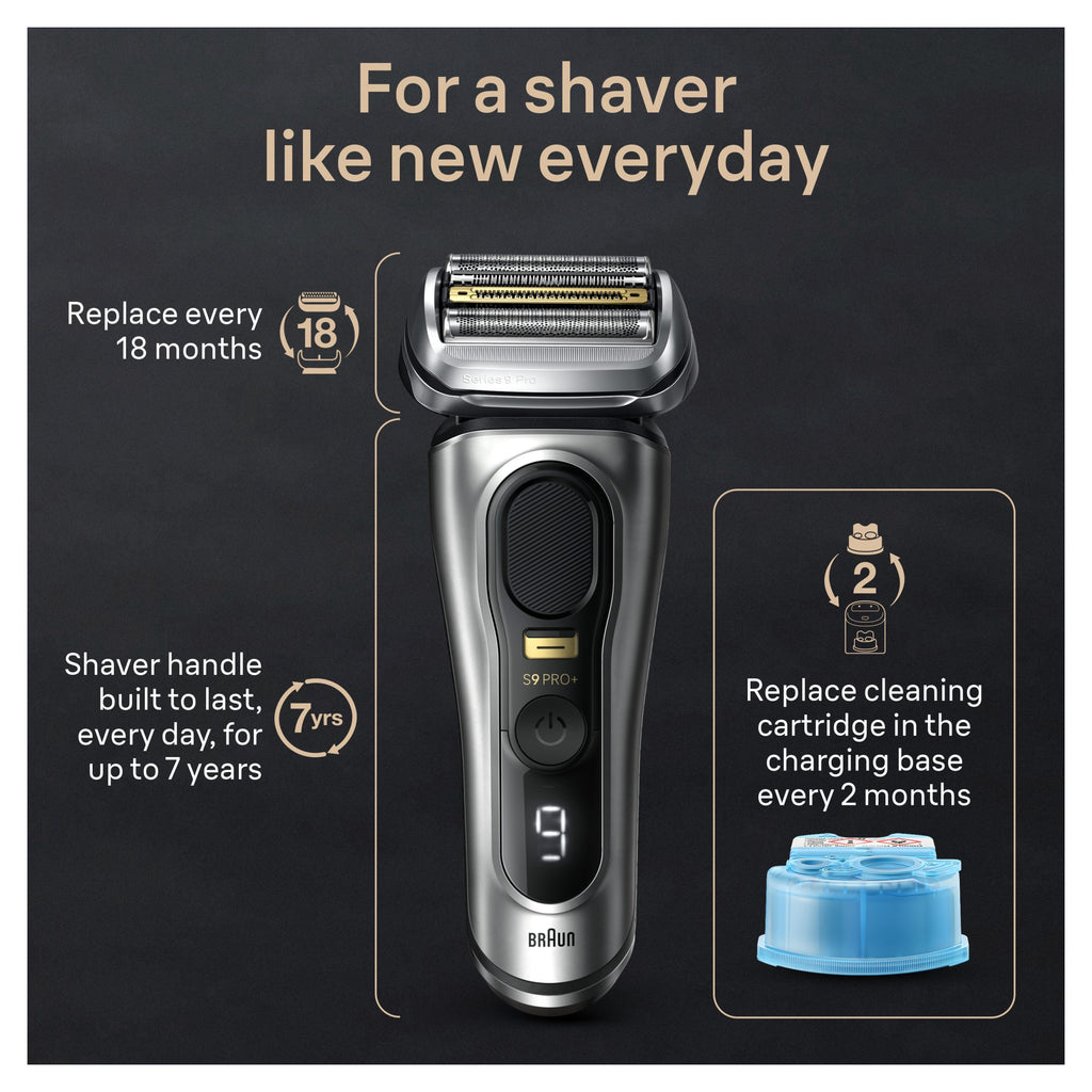 Series 9 PRO+ Electric Shaver with  6-in-1 SmartCare Center ProComfort Head 9597cc