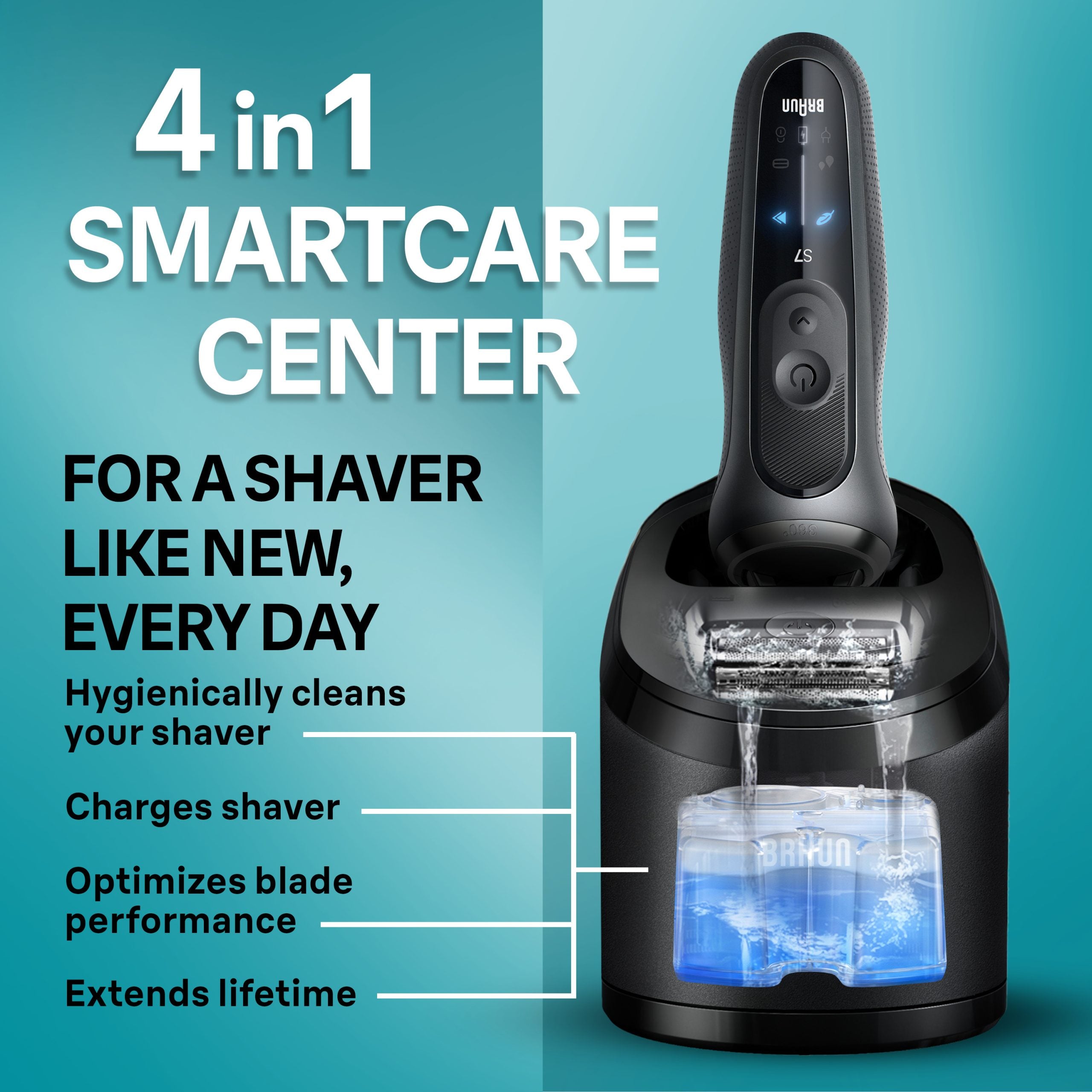 Electric Shaver with Beard and Stubble Trimmer Series 7 7085cc