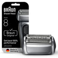 Braun Electric Shaver Head Replacement Part 83m Silver Compatible with Series 8 Electric Razors for Men